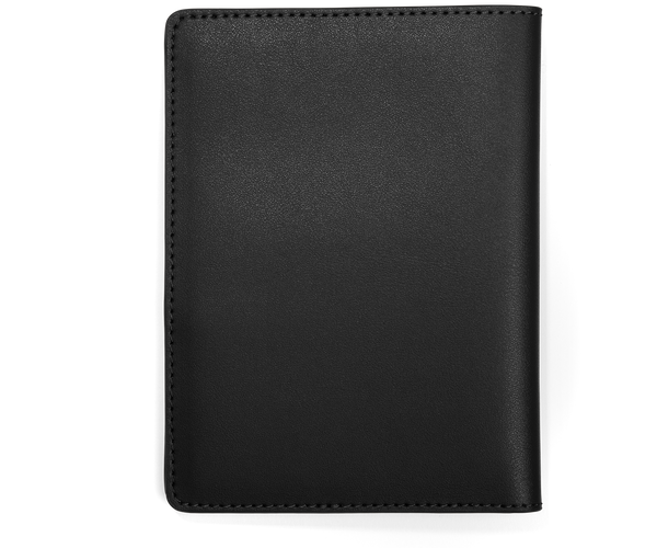 Leather Passport Holder in Jet Black | Away