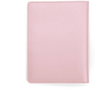 Passport Holder in Glacial Pink