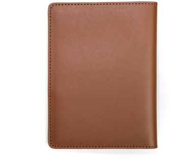 Passport Holder in Saddle Brown
