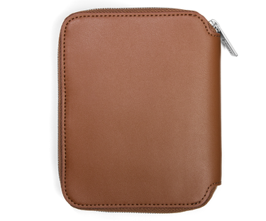 Slim Jewelry Organizer in Saddle Brown