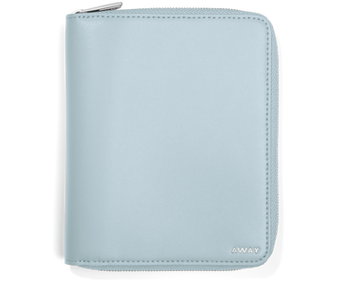 Travel Wallet in Arctic Blue