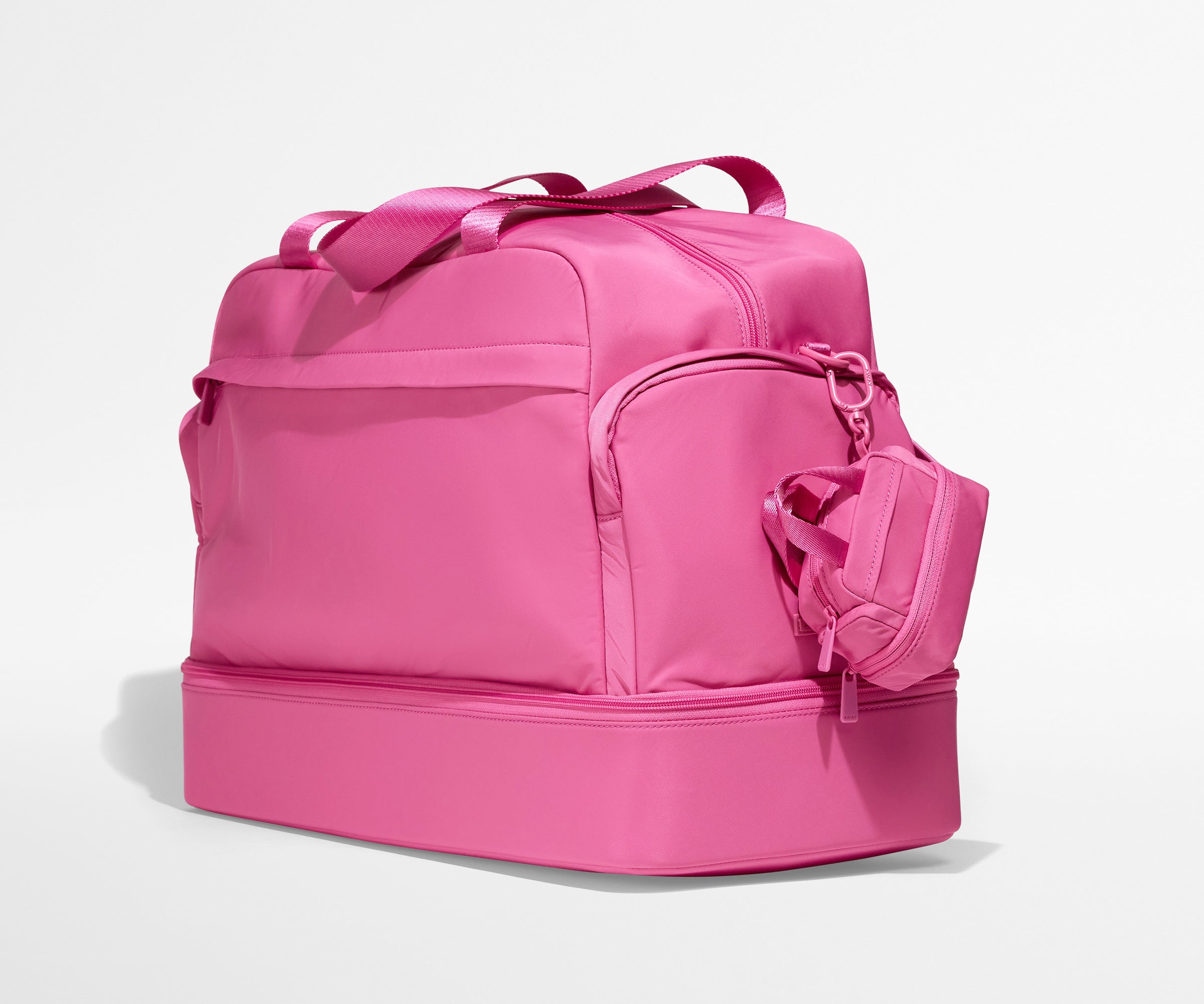 Micro Weekender Charm in Island Pink | Away: Built for modern travel
