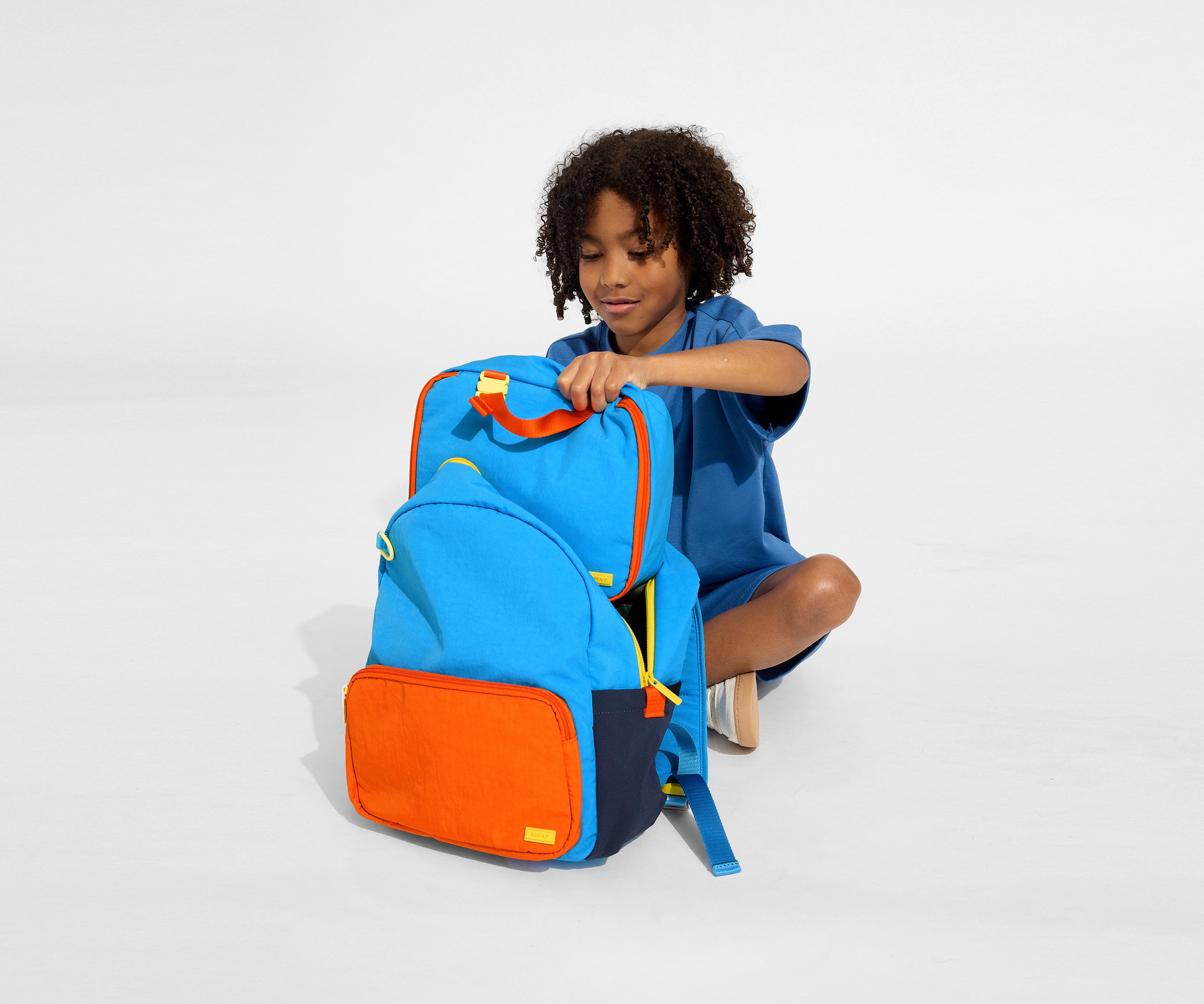 Kids Lunch Box in Splash Blue
