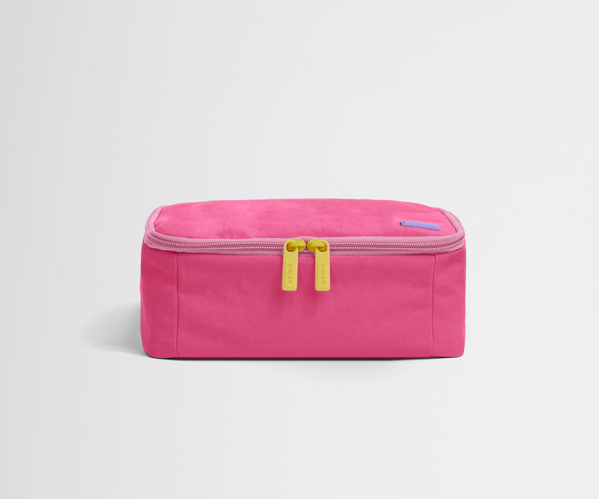 Front product view of the Kids Lunch Box in Cotton Candy Pink