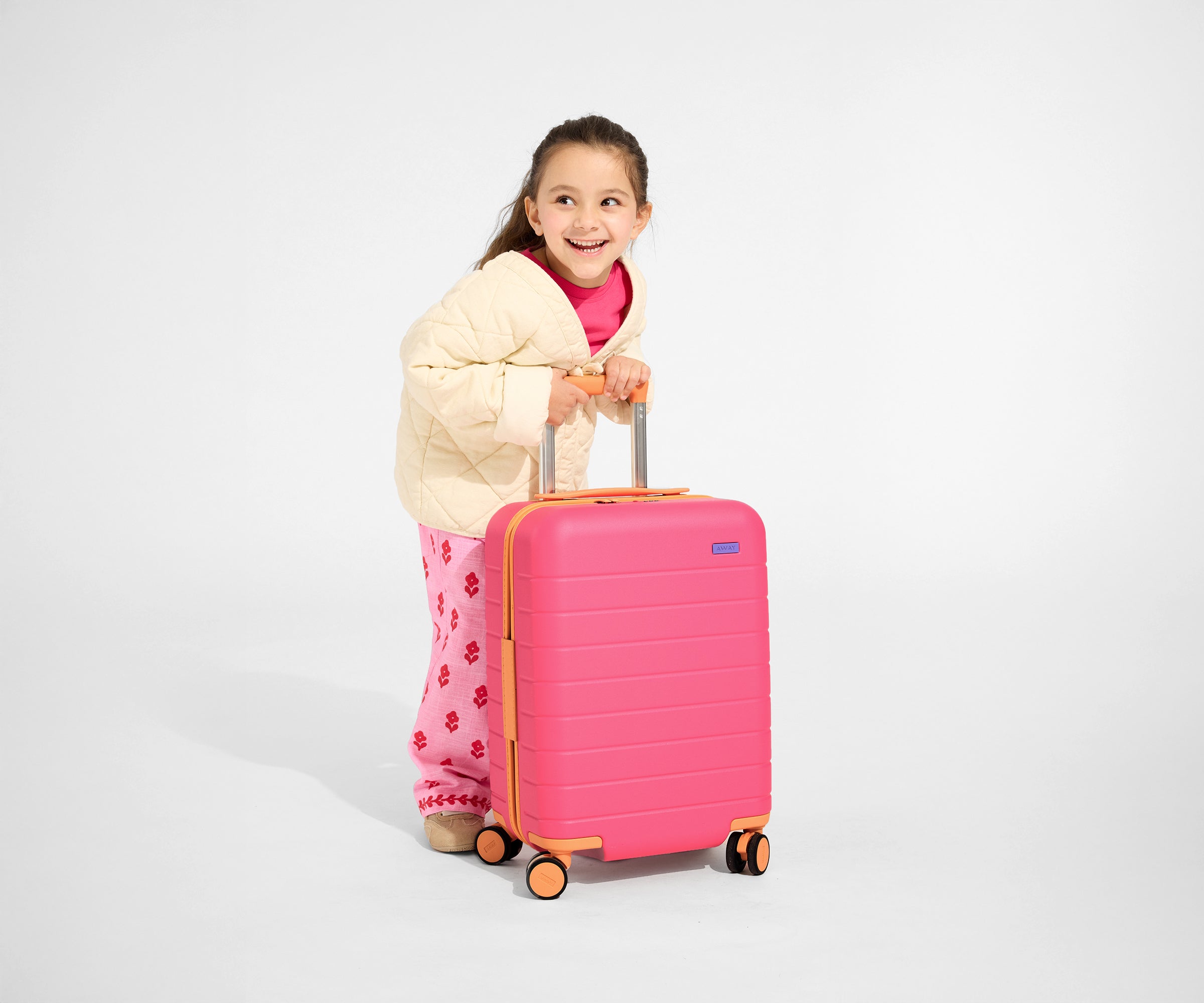 The Kids Carry-On in Cotton Candy Pink
