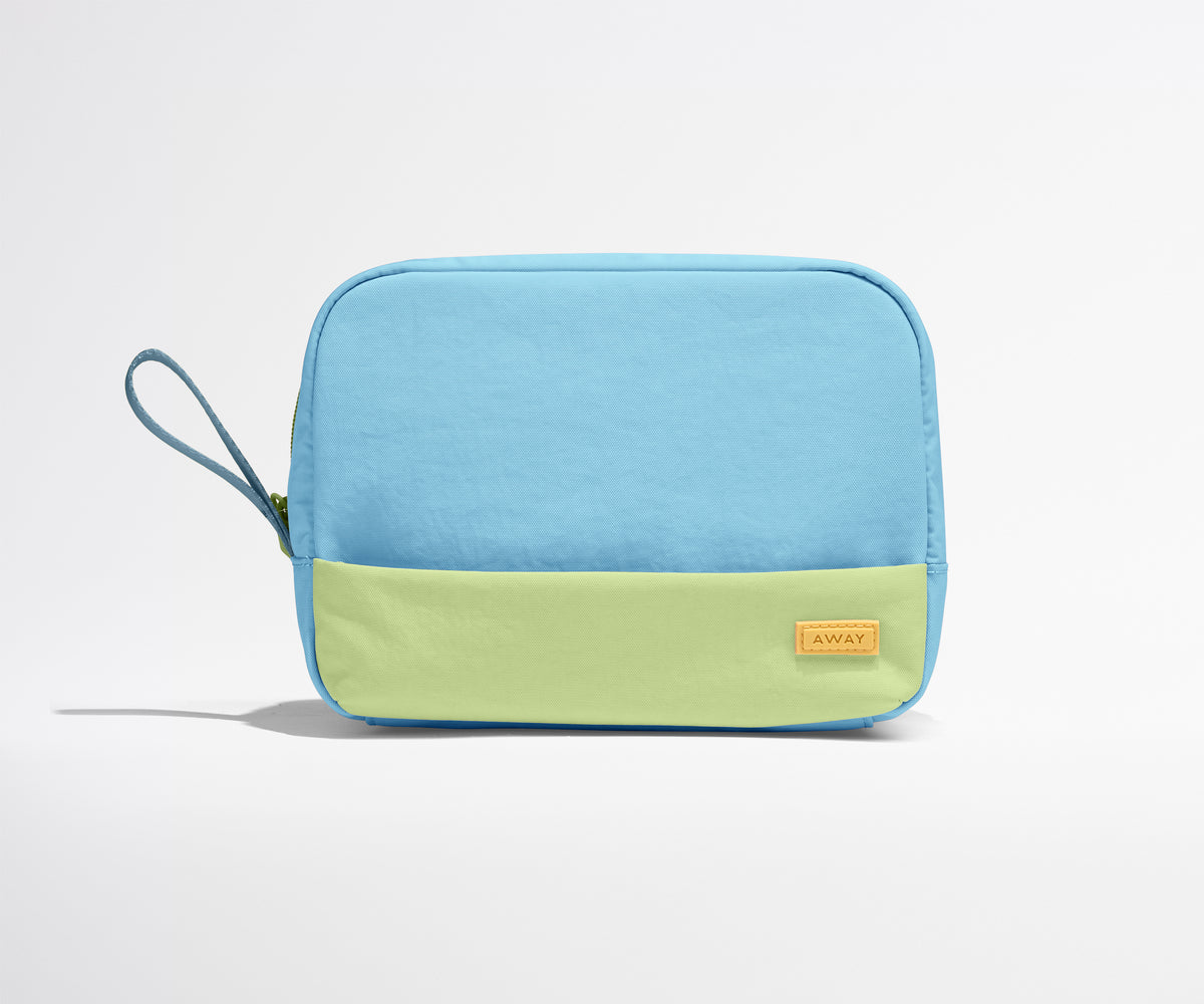 Kids Toiletry Bag in Dragonfly Blue