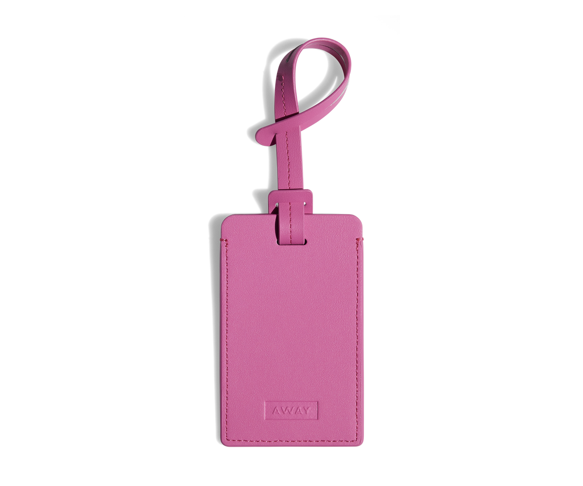 The Luggage Tag in Island Pink