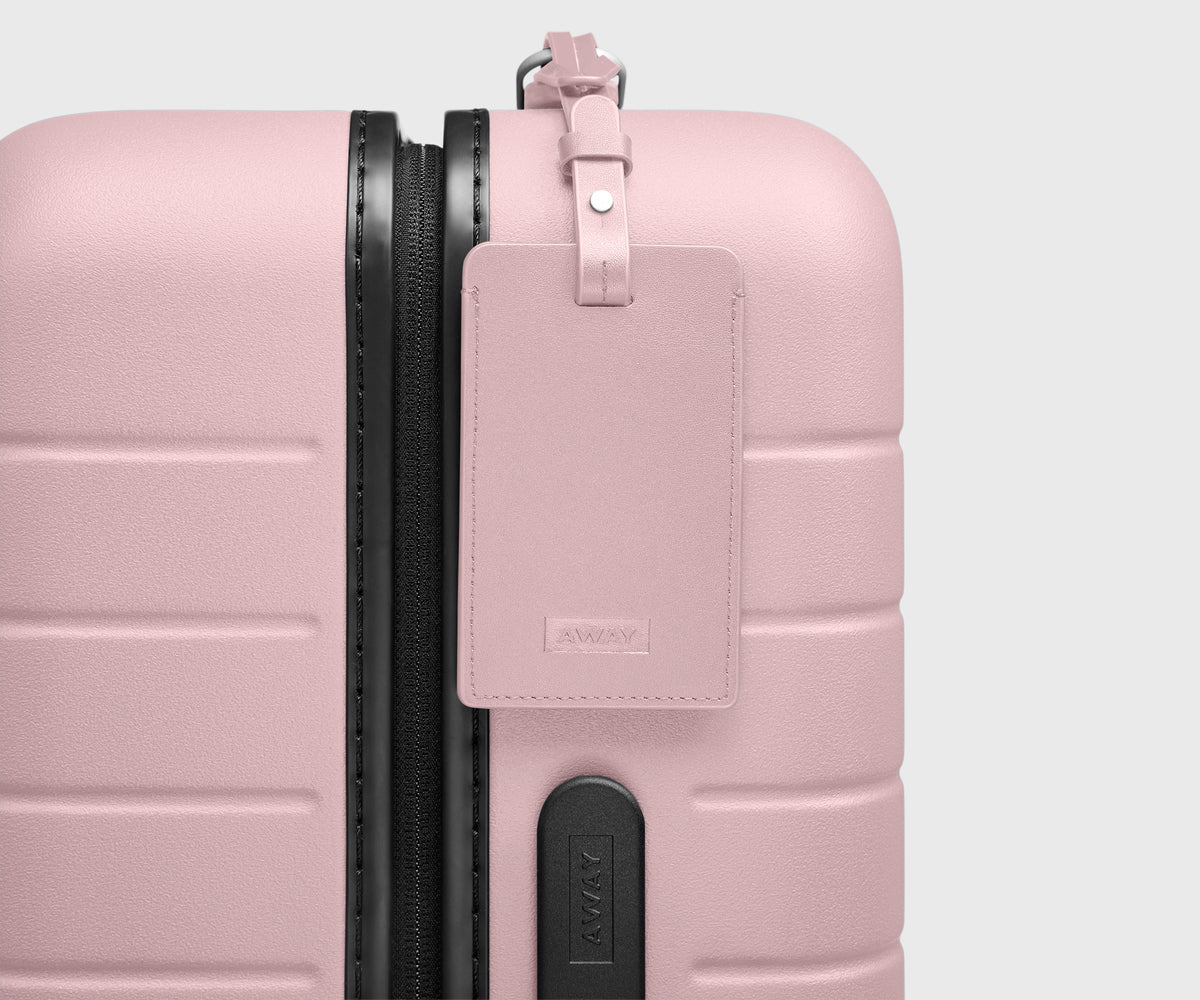 Luggage Tag in Blush Pink