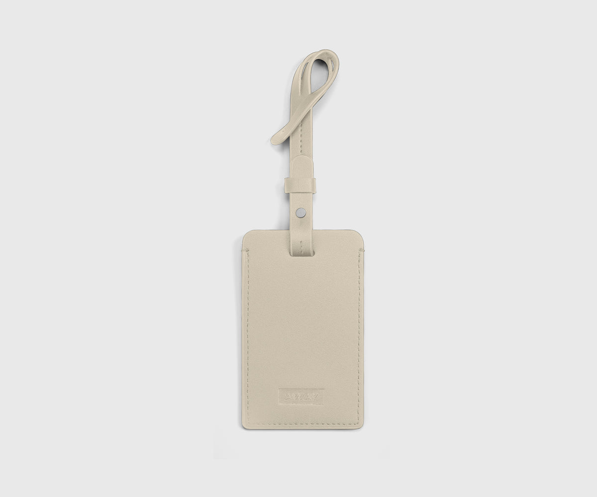 Luggage Tag in Salt White