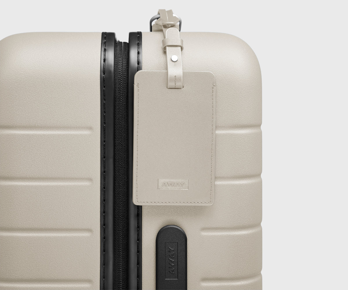 Luggage Tag in Salt White