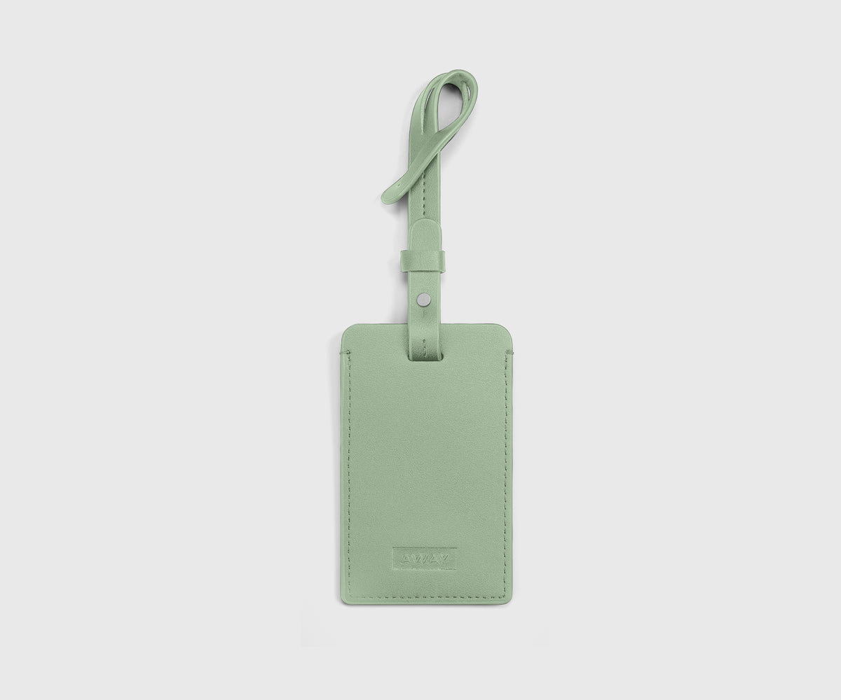 Luggage Tag in Sea Green