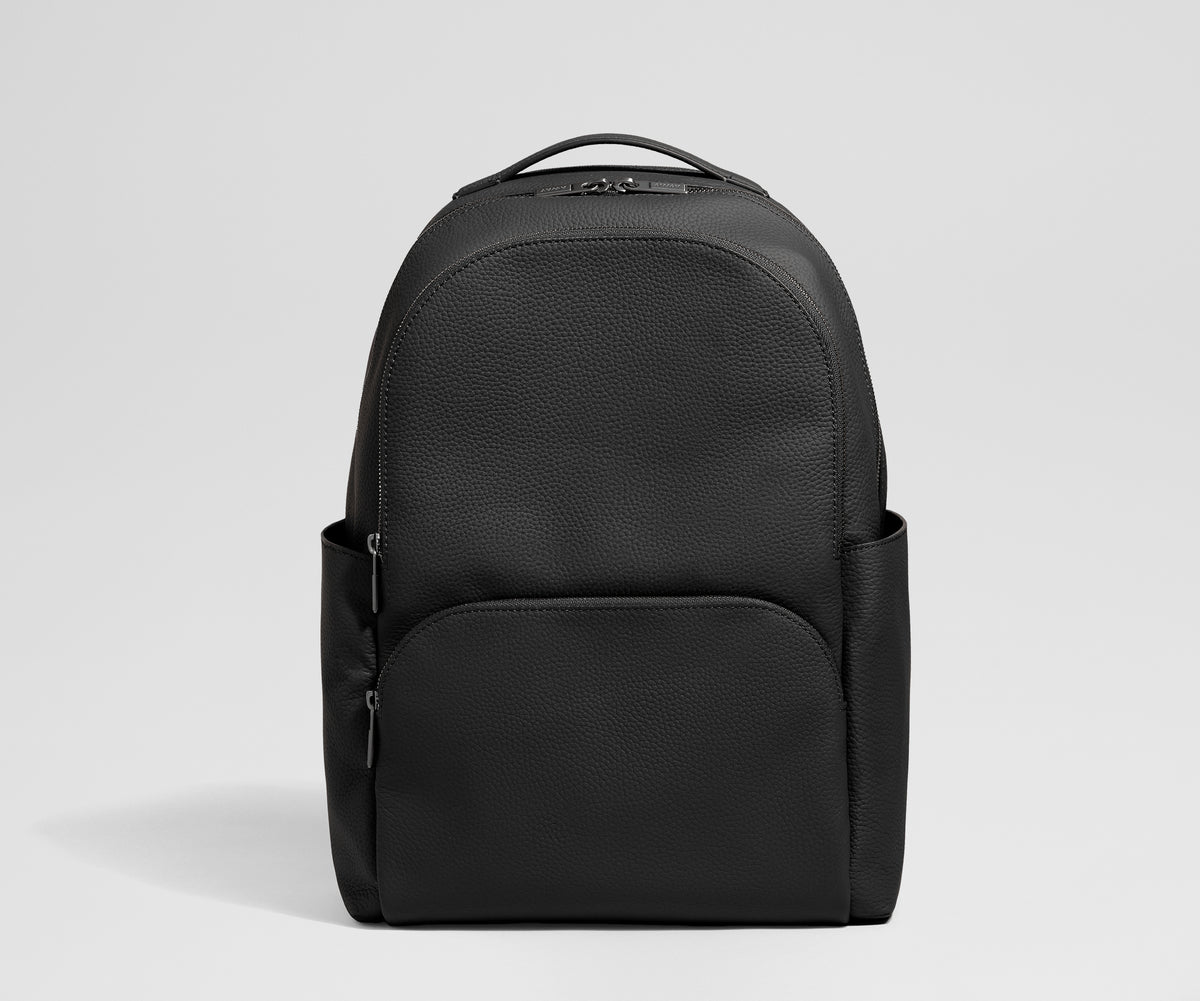 black leather backpacks cheap Shop Structured Black Leather Backpacks