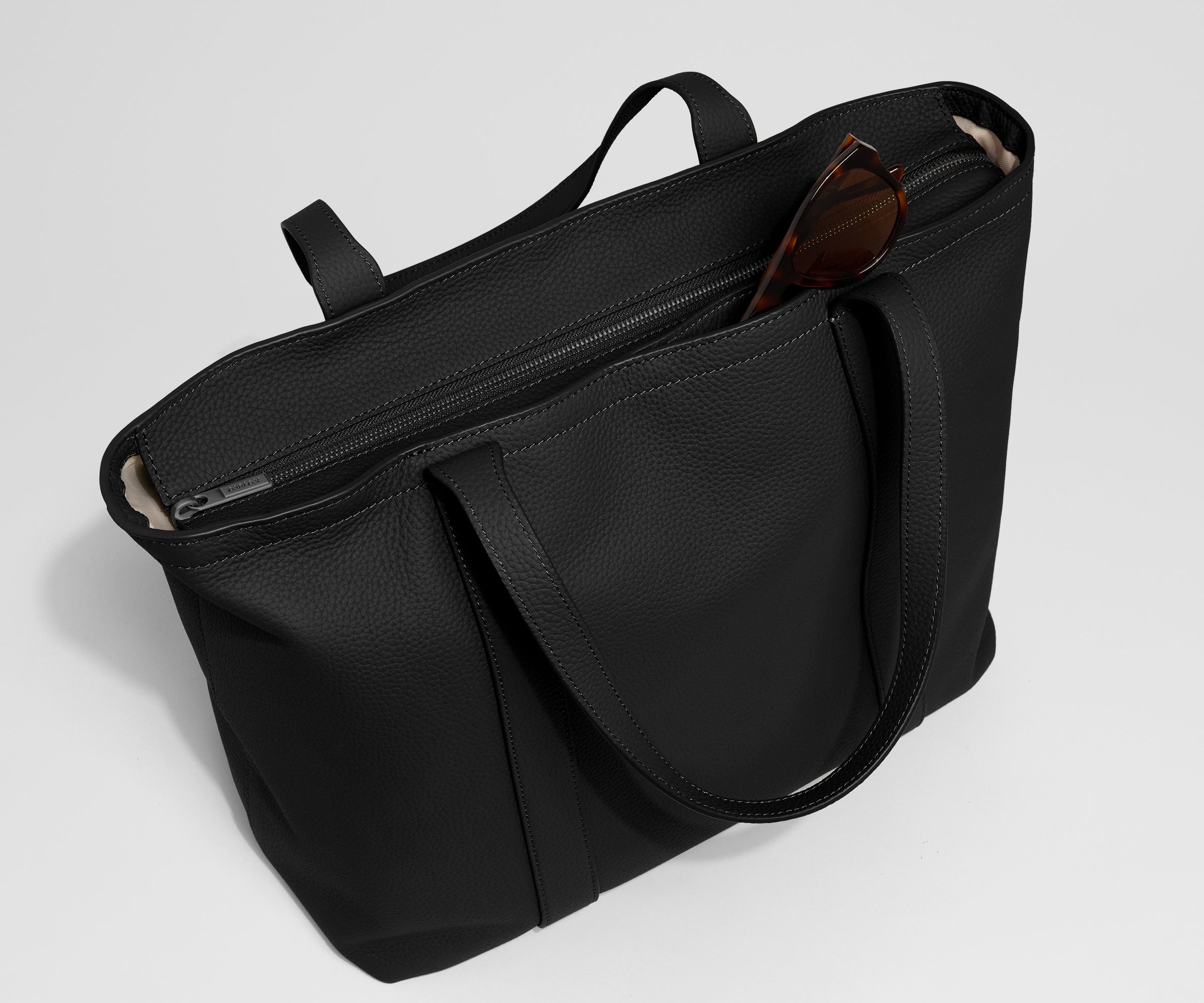 Black Leather Tote for Travel | Away: Built for modern travel