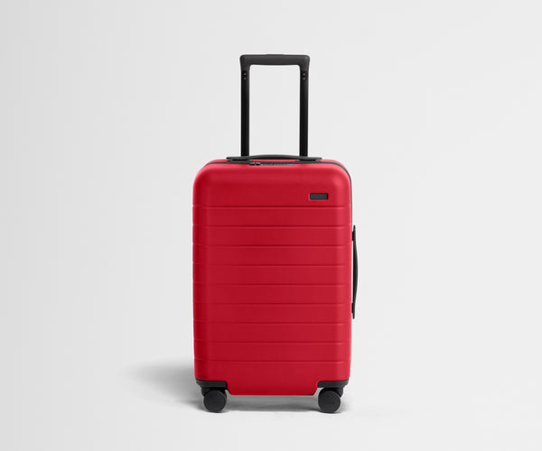 Hard Shell Carry-On Suitcase: Cherry Red Away - Main Image