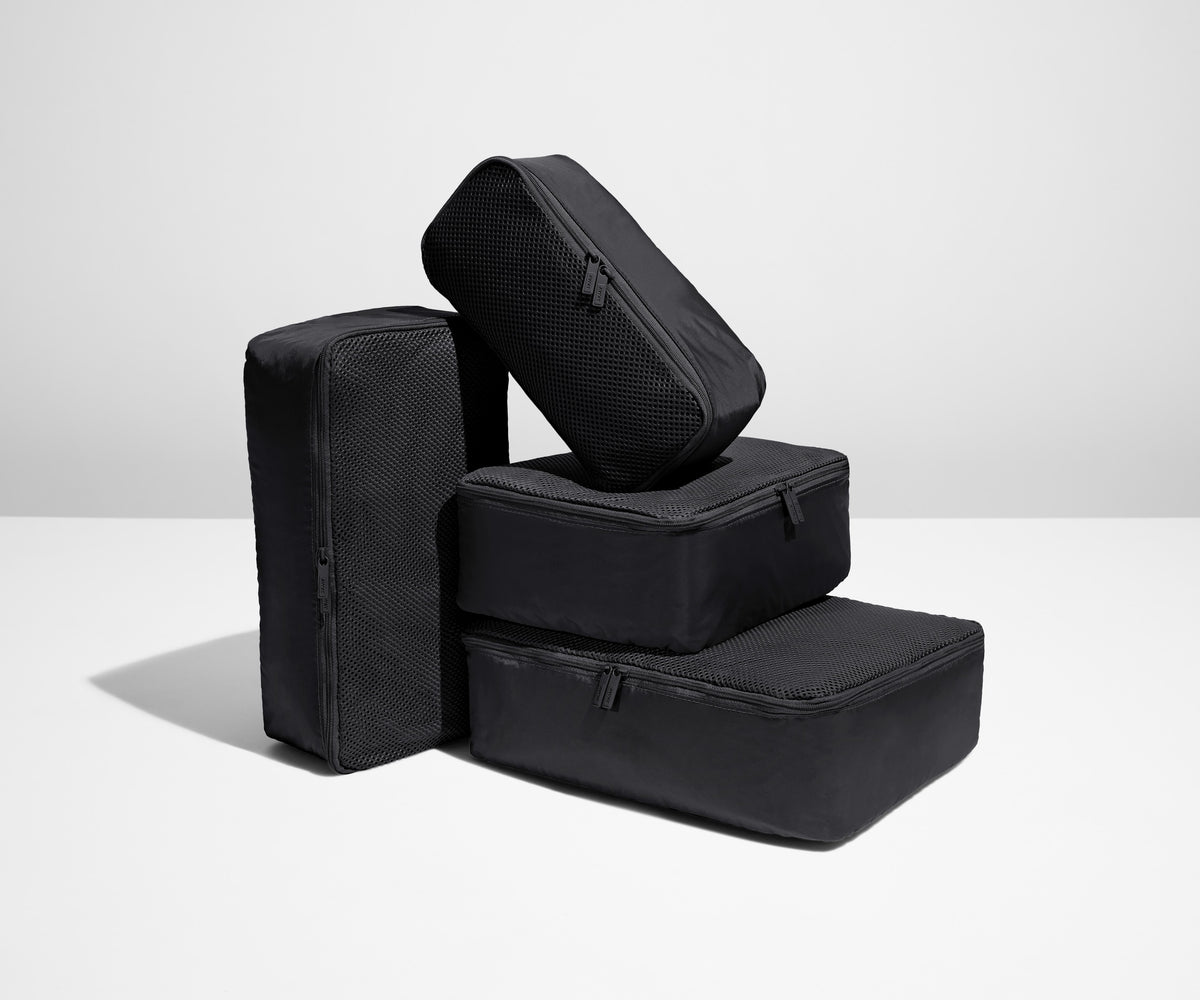 The Insider Packing Cubes in Jet Black