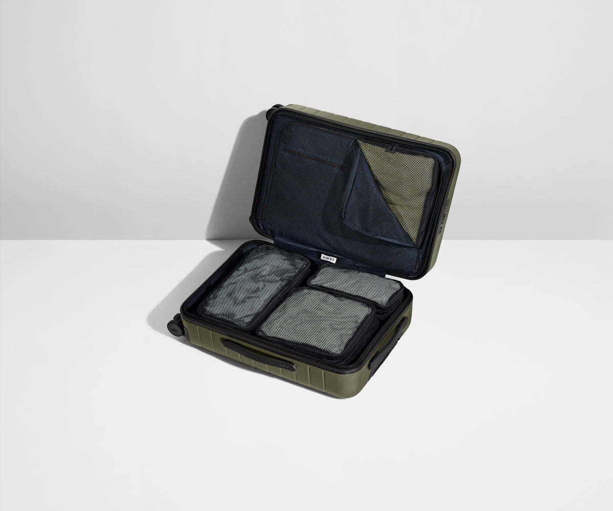 TravelWise Packing Cubes - 3 Piece Set (Black) | Ubuy TravelWise Packing Cubes - 3 Piece Set (Black) | Ubuy