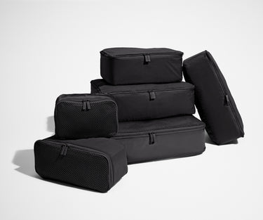 Insider Packing Cubes (Set of 6) in Jet Black