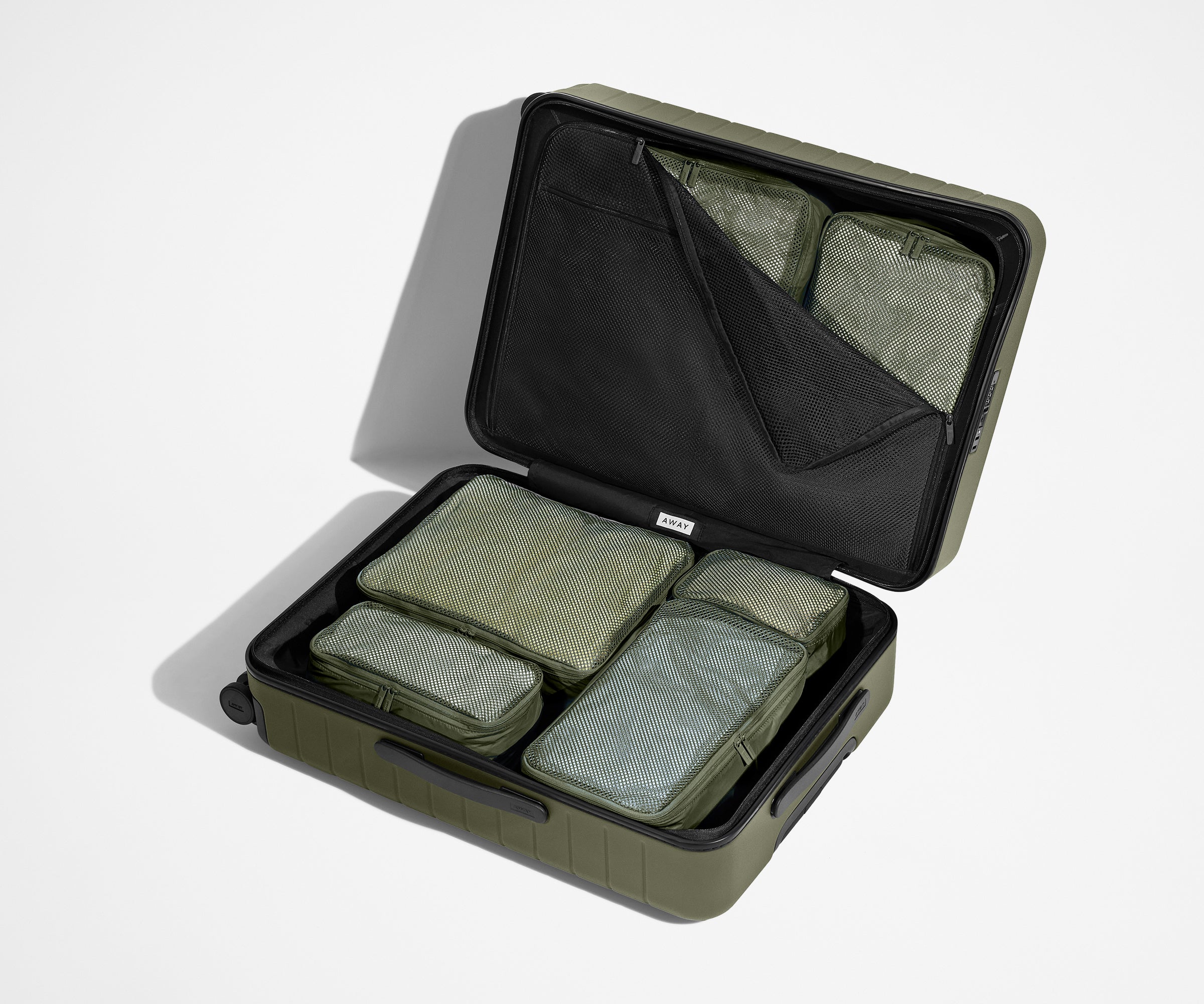 Luggage Organizer Bags Set of 6: Olive Green | Away