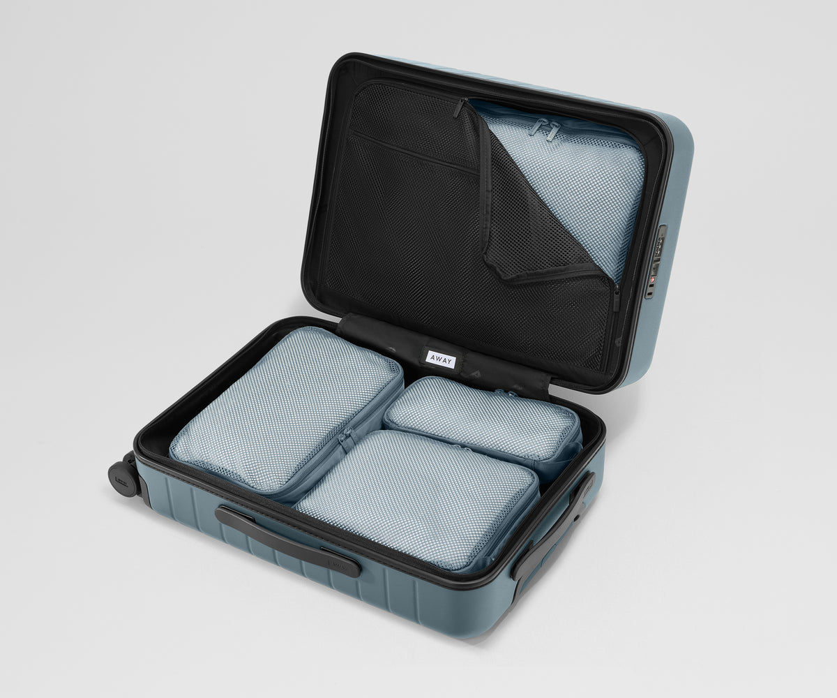 Compression Packing Cubes in Coast Blue | Away: Built for modern travel