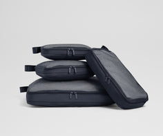 Compression Packing Cubes in Navy Blue