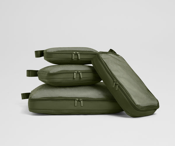 Compression Packing Cubes in Olive Green | Away: Built for modern