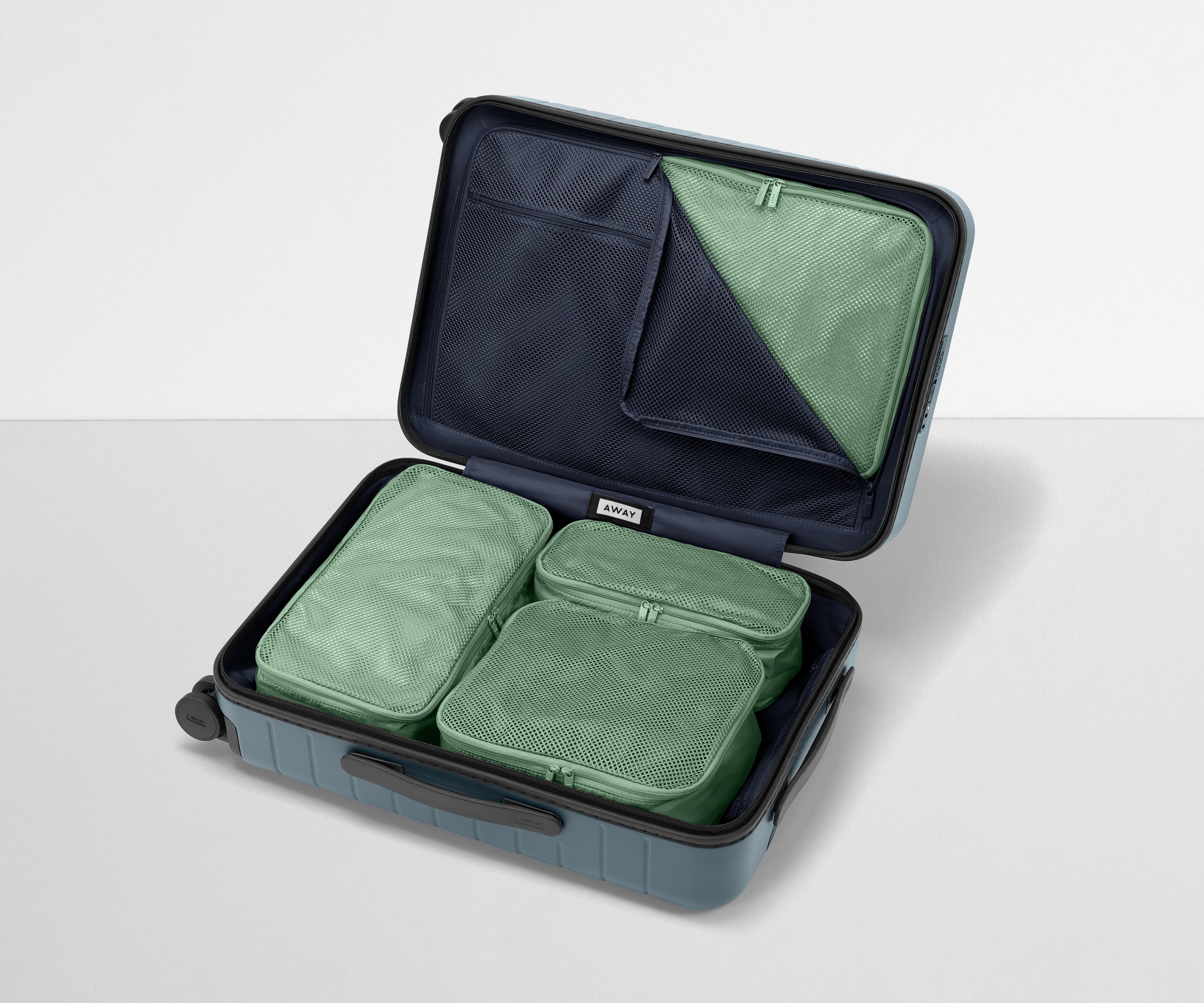Packing Cubes in Sea Green Away - Main Image