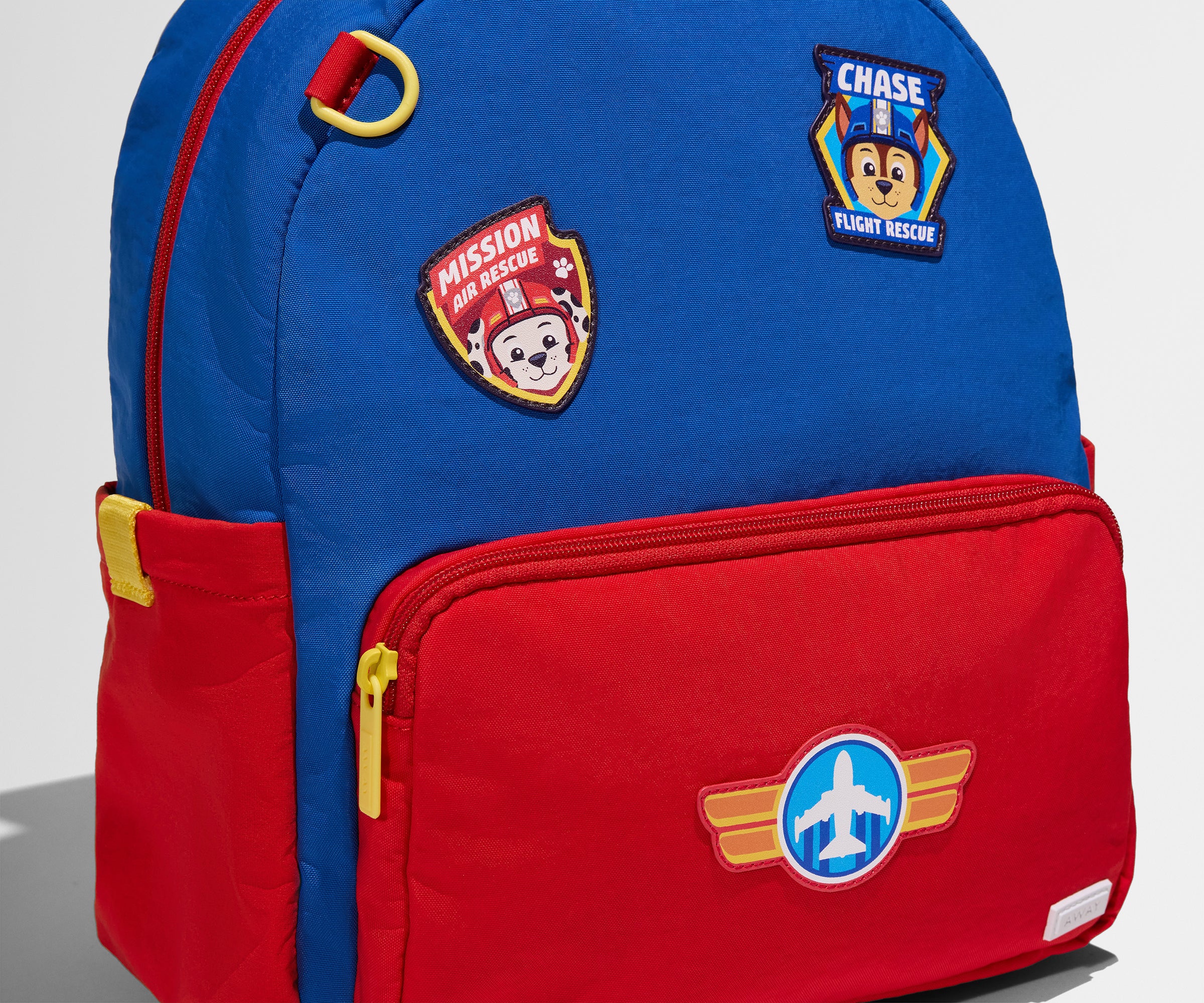 backpack travel badge Away x PAW Patrol™ Kids Backpack in Chase Badge Blue
