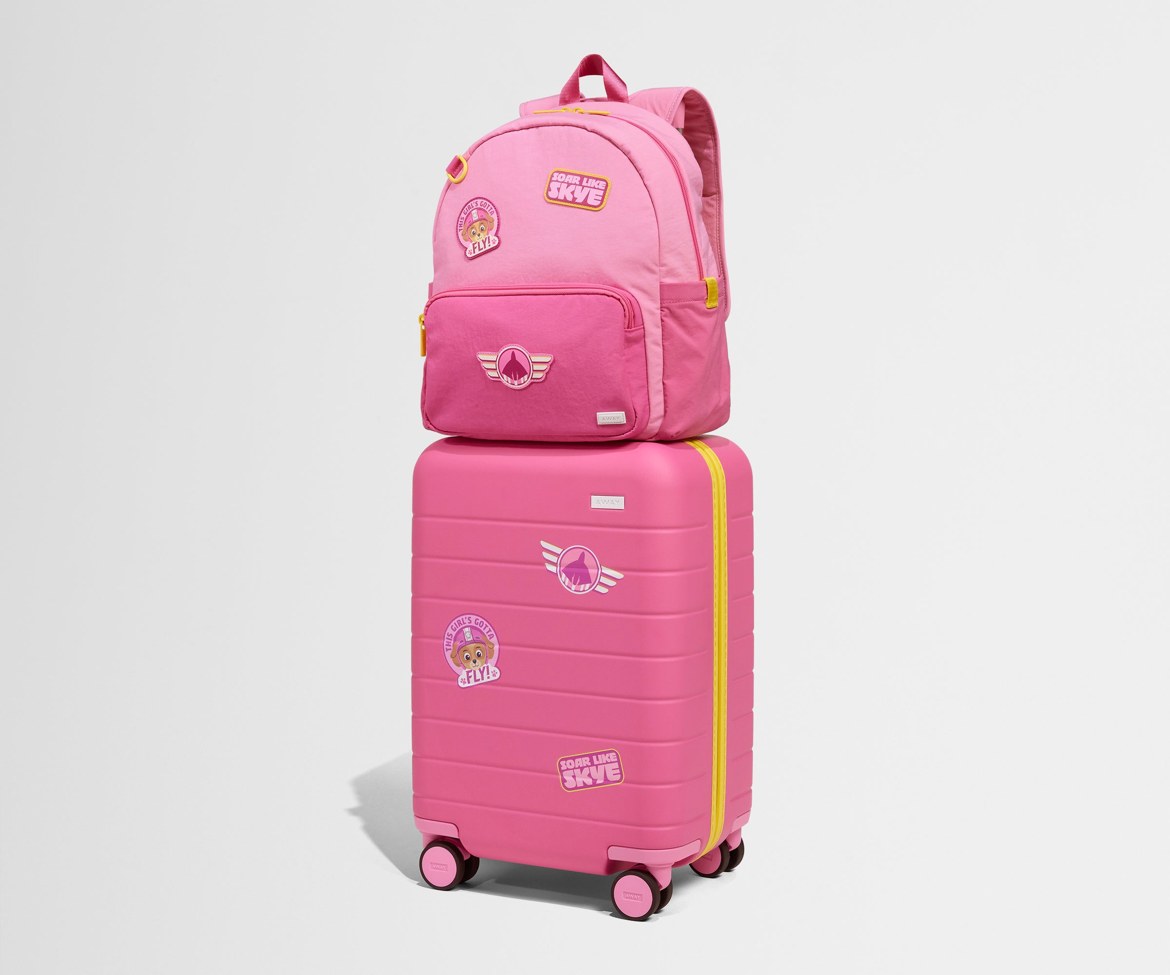 The Kids Carry-On in Skye Pilot Pink