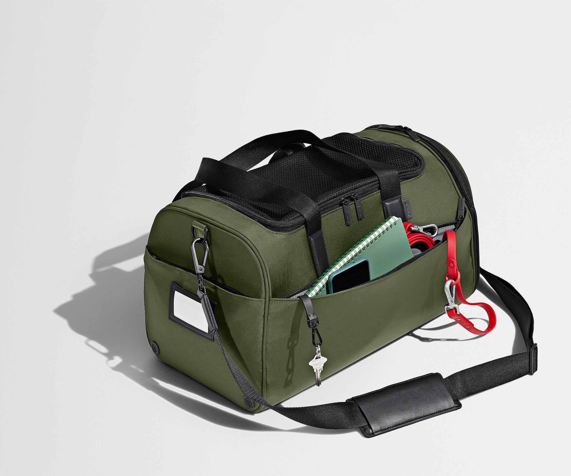 Away Pet Carrier in Olive Green