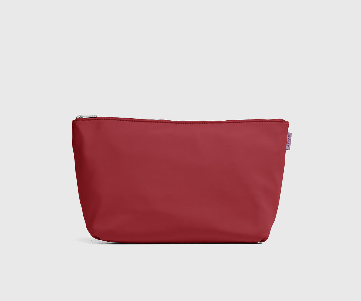 Pouch Duo in Cherry Red/Electric Iris