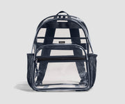 Clear Daily Backpack in Clear/Navy Blue
