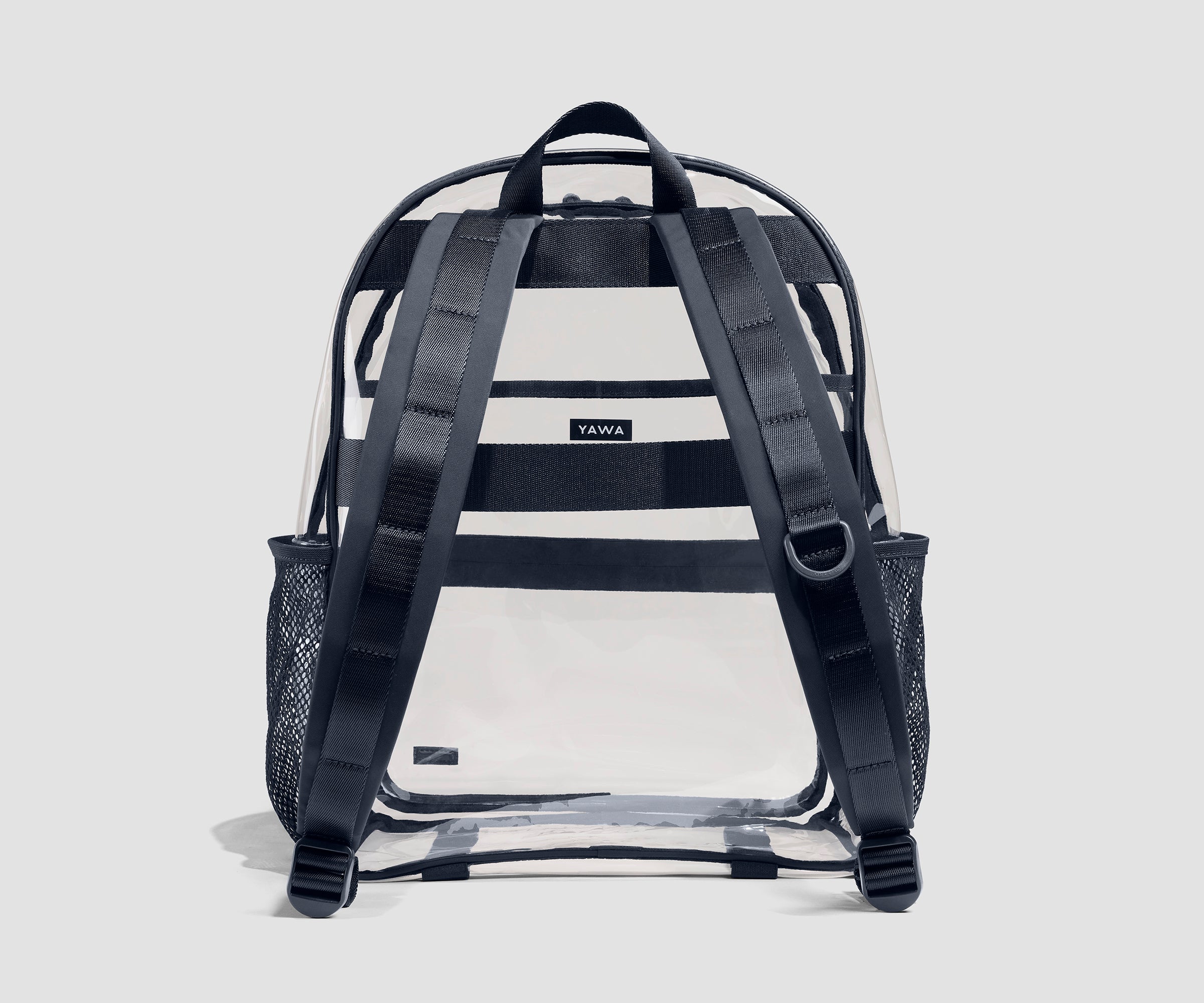 Clear Daily Backpack in Clear/Navy Blue