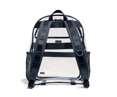 Clear Daily Backpack in Clear/Navy Blue
