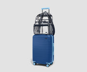 Clear Daily Backpack in Clear/Navy Blue