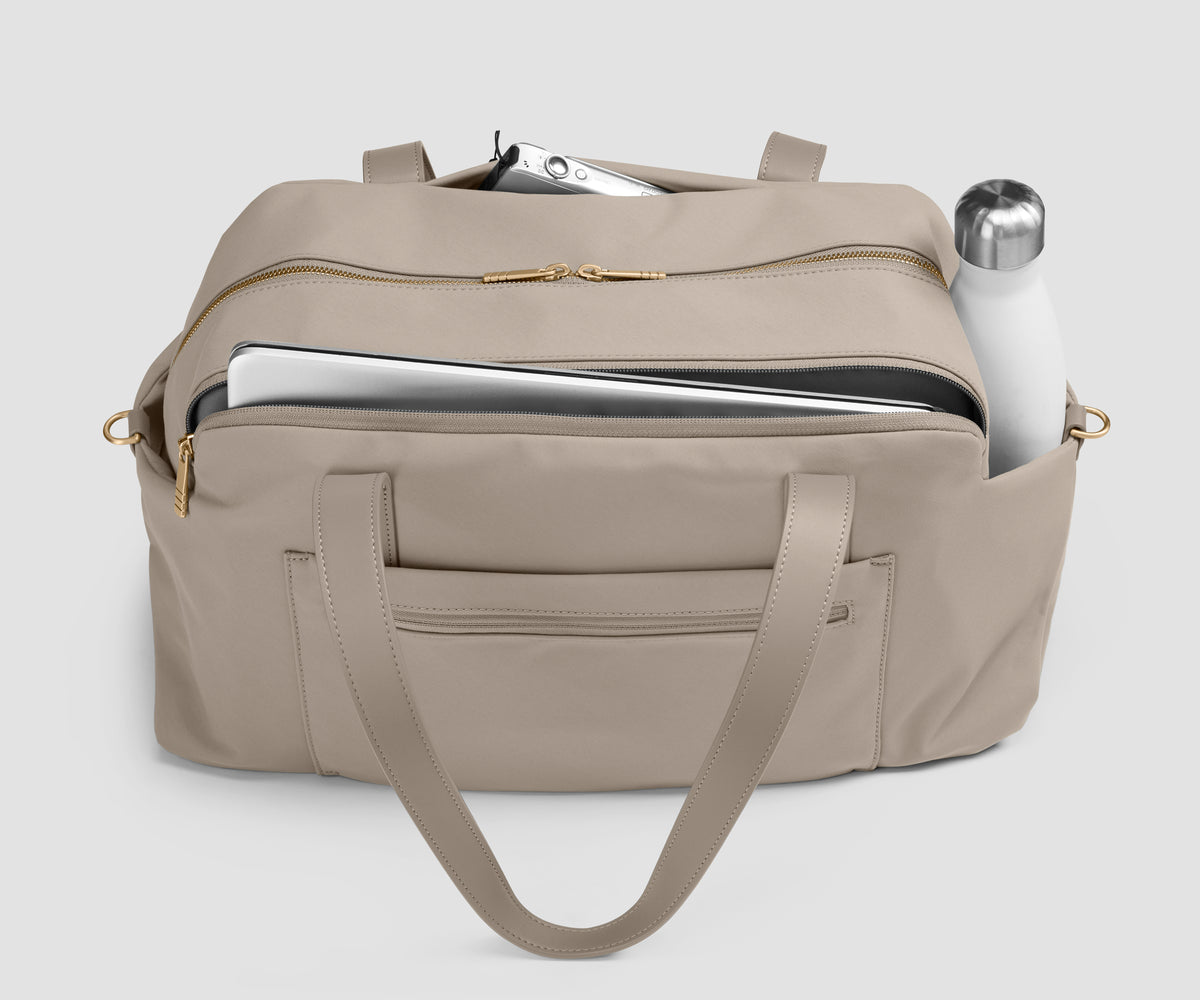 Signature Companion Bag in Dune Taupe