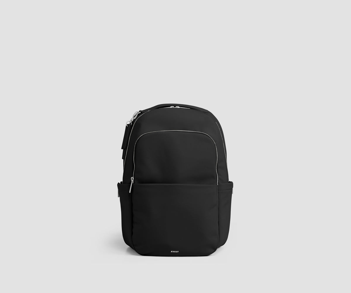 Slim Commuter Backpack in Jet Black