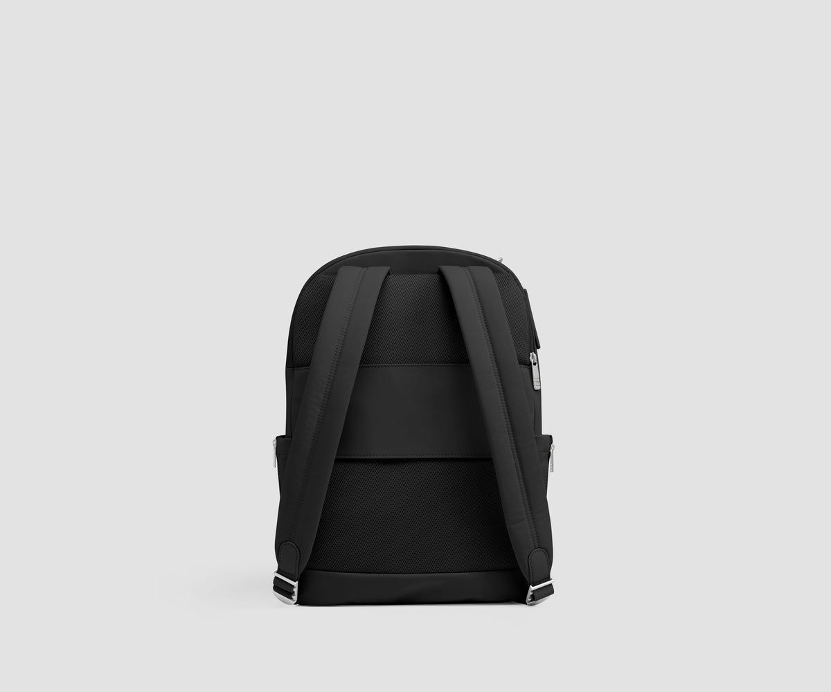 Slim Commuter Backpack in Jet Black