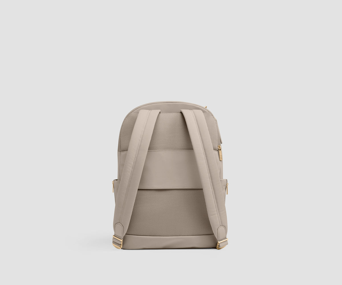 Slim Commuter Backpack in Dune Taupe