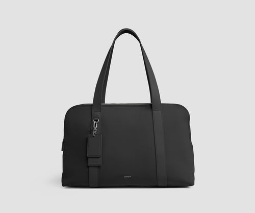 Signature Triple Zip Duffle in Jet Black