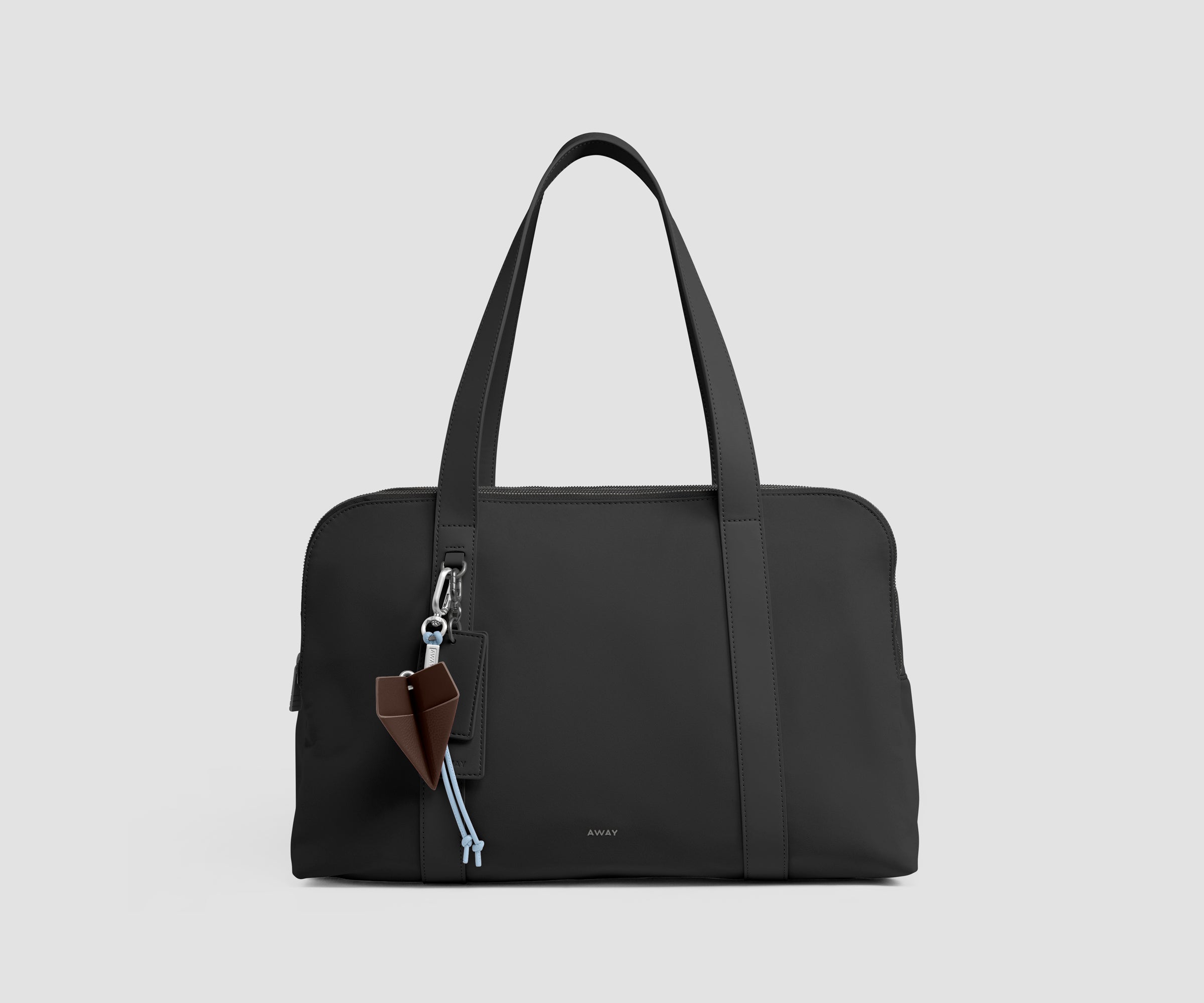 Signature Triple Zip Duffle in Jet Black | Away