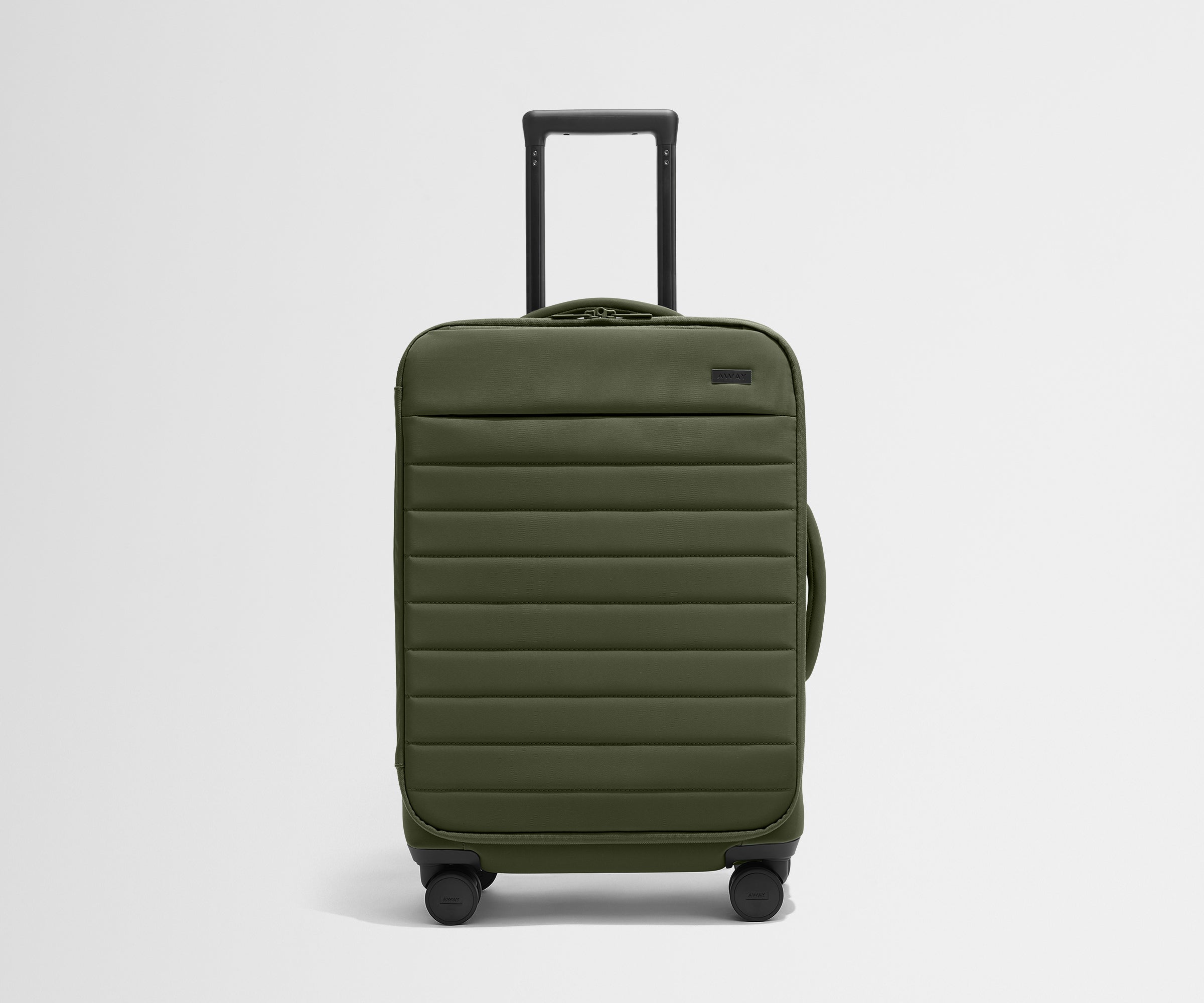 Softside Bigger Carry-On Suitcase in Olive Green | Away