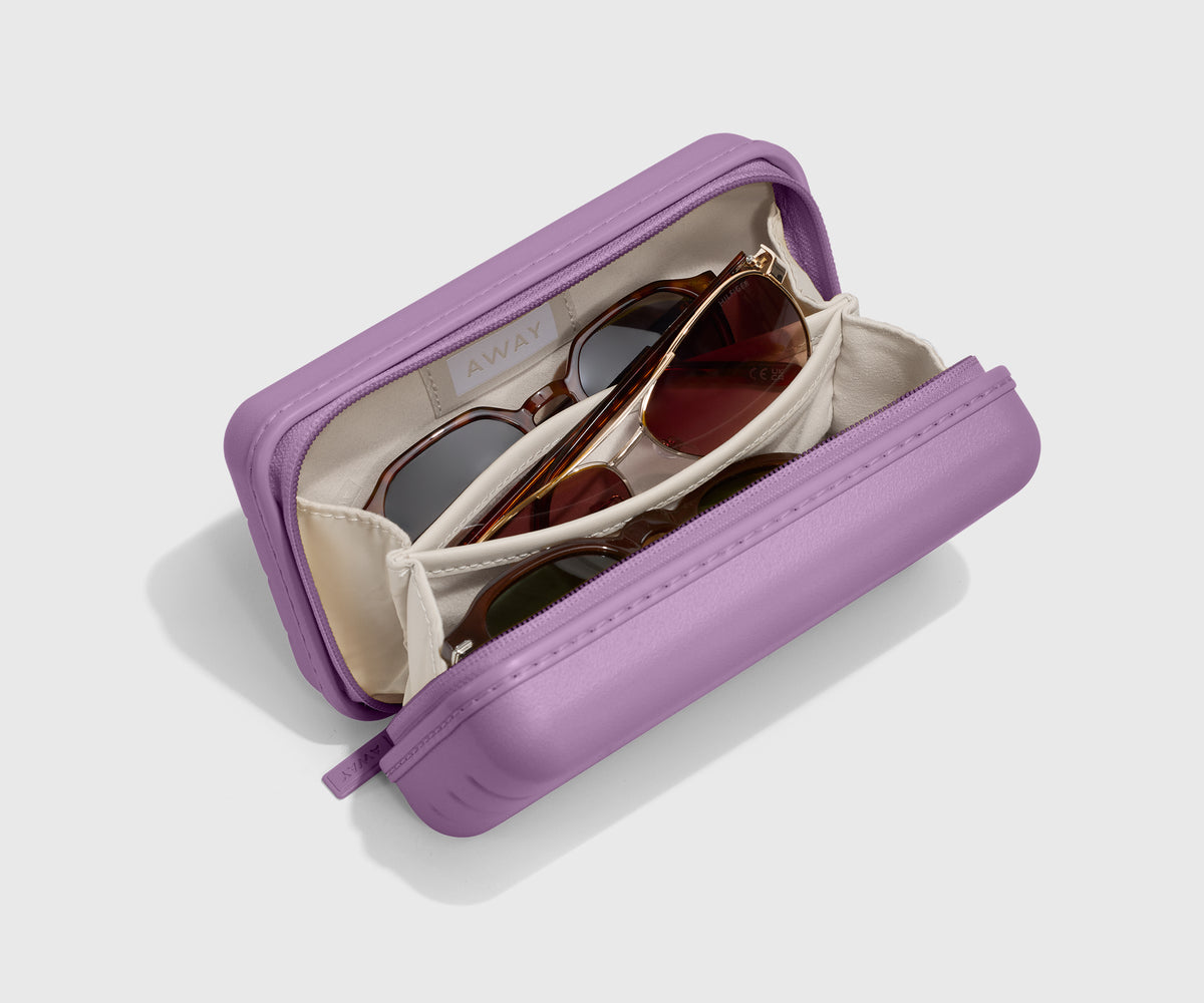 Travel Glasses Case in Electric Iris