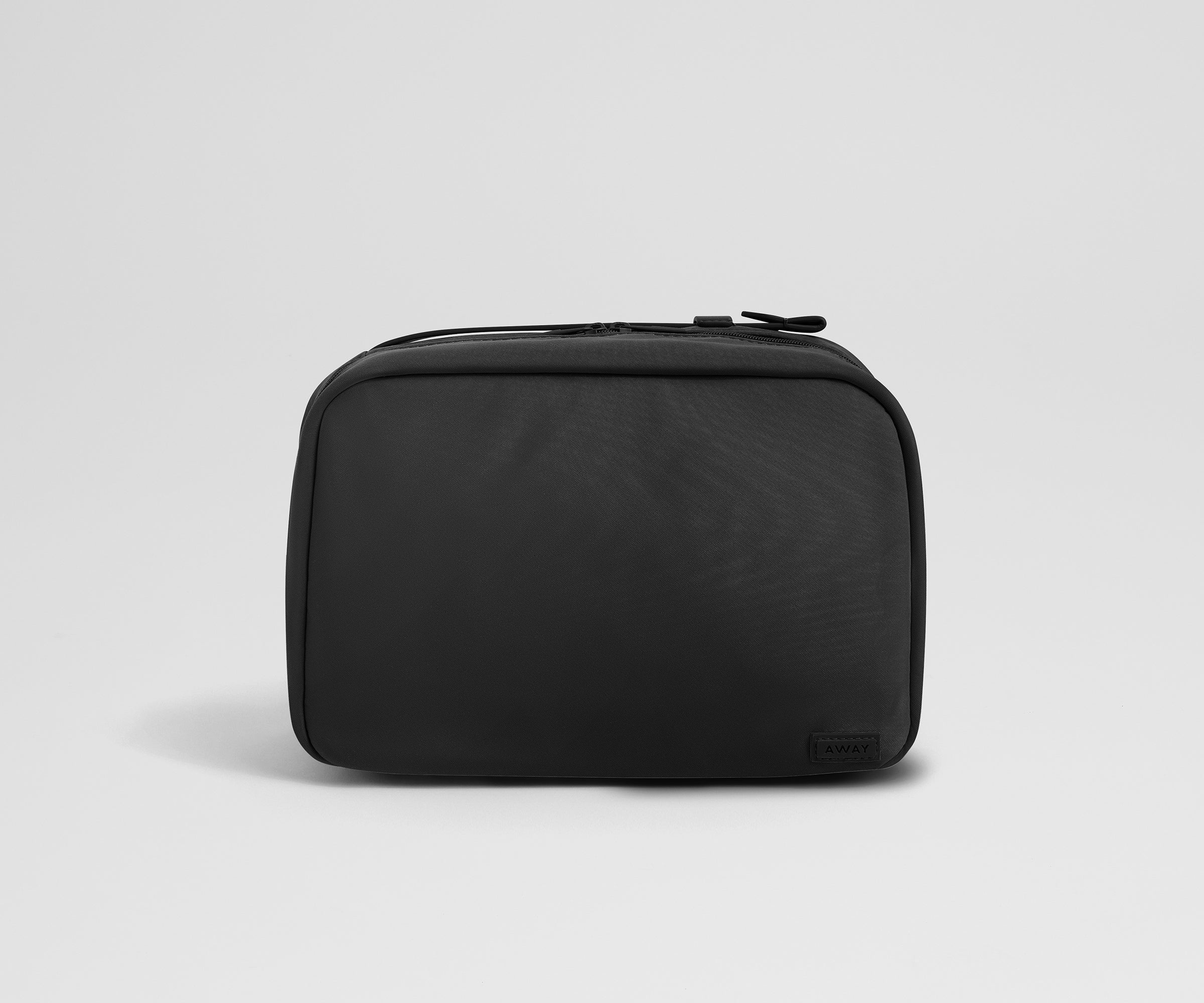 Hanging Toiletry Bag in Jet Black
