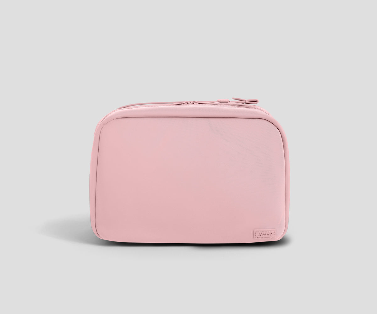 Hanging Toiletry Bag in Blush Pink