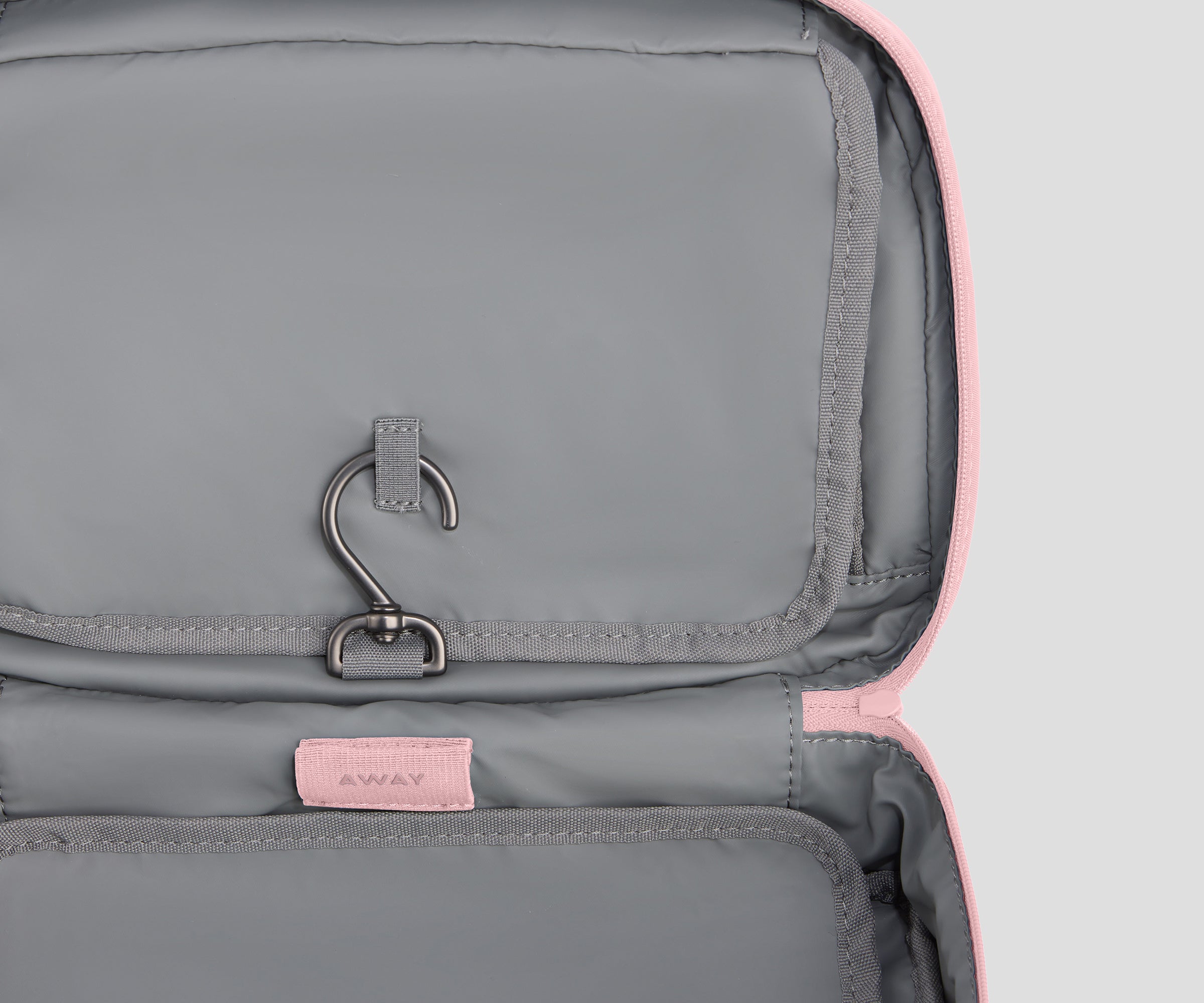 Hanging Toiletry Bag in Blush Pink
