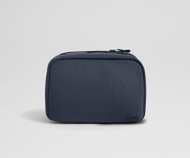 Hanging Toiletry Bag in Navy Blue