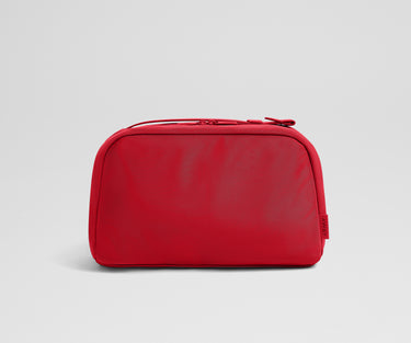 Large Toiletry Bag in Cherry Red