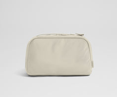 Large Toiletry Bag in Salt White