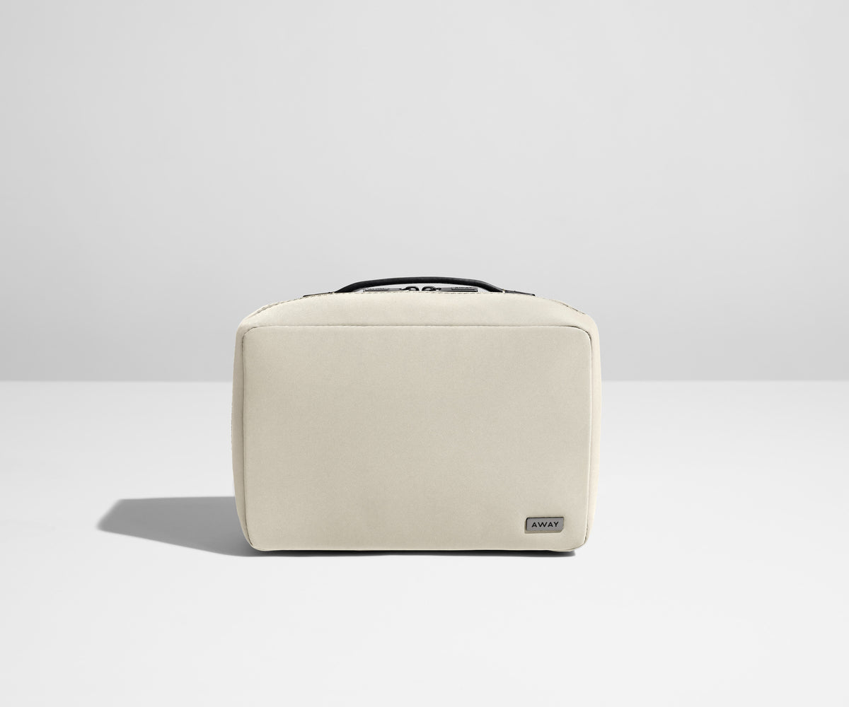 Away Small Toiletry Bag in Salt White