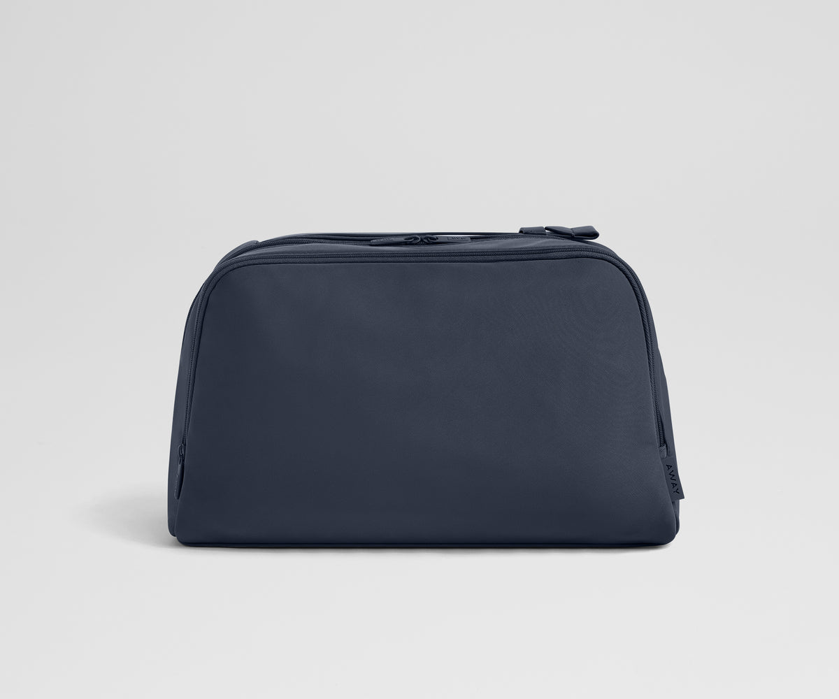Extra Large Toiletry Bag in Navy Blue